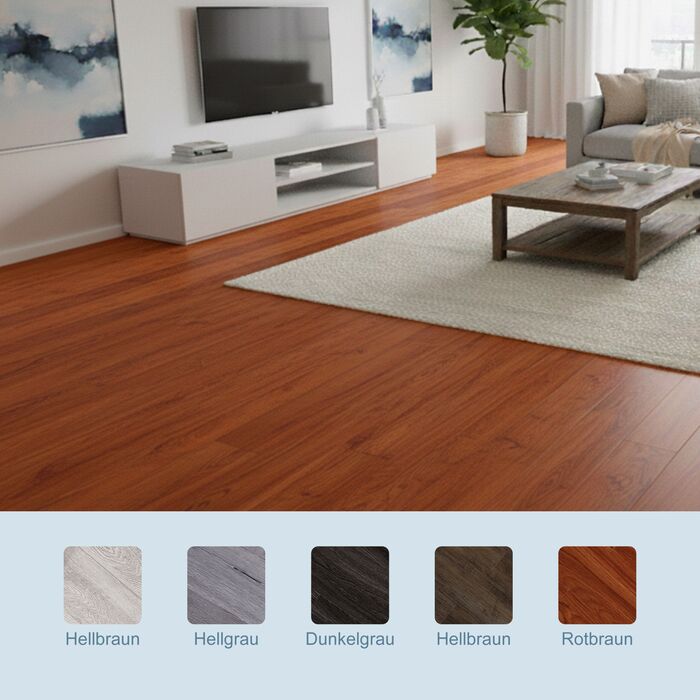 Вініловий підлоговий декор Relaxdays з самоклеючою основою та дизайном під дерево