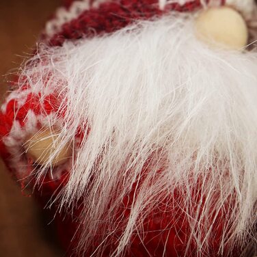 Підвіска Санта-Клауса com-four 9 шт. преміум-класу для різдвяної ялинки, чарівні фігурки різдвяної ялинки, підвіска у вигляді підвіски на дереві, різдвяні прикраси (дизайн 62-Норвезька шапка)