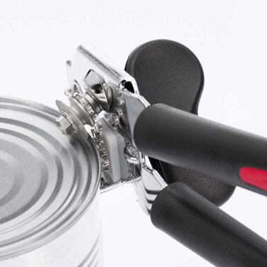 Відкривачка для банок Westmark Zangendosenöffner з відкривачем кришок та пляшок, 22 см, сталь/пластик, Gallant Super, чорний/червоний, 29412260