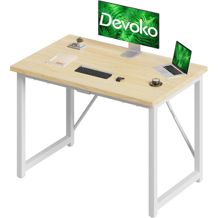 Комп'ютерний стіл Devoko, стіл для ноутбука, (акорн, 100 x 60 x 75 см)