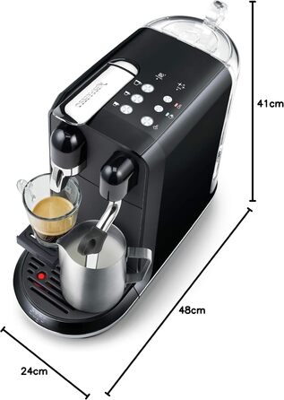 Кавомашина Sage Nespresso Creatista Uno SNE500BKS, глянцева чорна