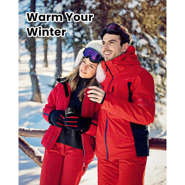 Електричний грієчка з ліхтариком, багаторазовий, 6000 mAh, зарядний, для кемпінгу, на подарунок, чоловікам, жінкам, дітям