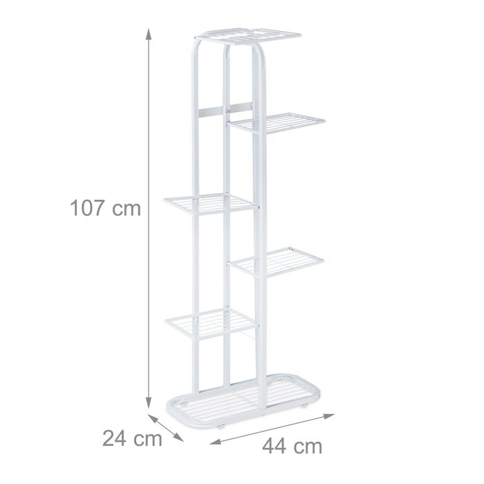 Сходинка для квітів Relaxdays з металу, 6 ярусів