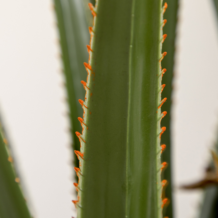 Штучна Юка велика 190 см, Декоративна рослина, Пластикова рослина у горщику, 17 x 17 x 190 см, Смарагдово-зелена