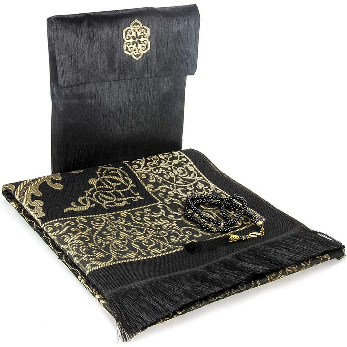Мусульманський молитовний килим Miss Tesettür 117x67 см чорний