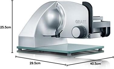Кухонний слайсер GRAEF Master M20EU з нержавіючої сталі, срібний