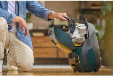 Пилсос Hoover з мішком 3,5 л – тихий пилосос (69 дBA) з автоматичною системою видалення мішка – пилосос з фільтром EPA – комплектація з насадкою для тварин [HE520]