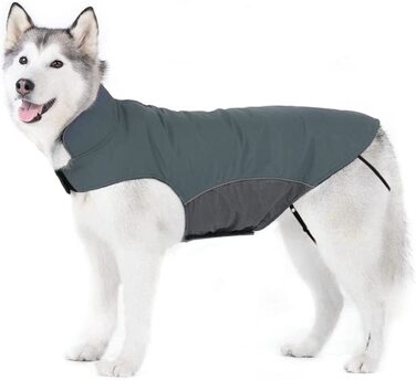 Куртка для собак bwiv, водонепроникна, з отвором для повідця, для захисту живота, жилет для цуценят, жилет для домашніх тварин, куртка, флісова, на липучці, легка, для середніх і великих собак