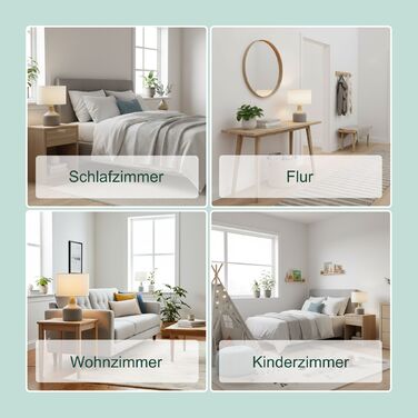 Лампа для столу Relaxdays з тканинним абажуром та бетонним основанням