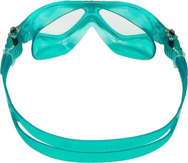 Окуляри для плавання Aquasphere Vista Kinder (зелені та білі прозорі лінзи)