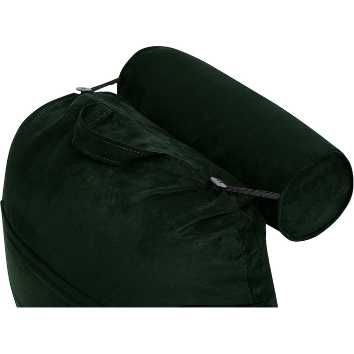 Подушка для чоловіка з підлокітниками - сіра, для читання та відпочинку в ліжку | Premium Memory Foam | Знімна подушка для шиї