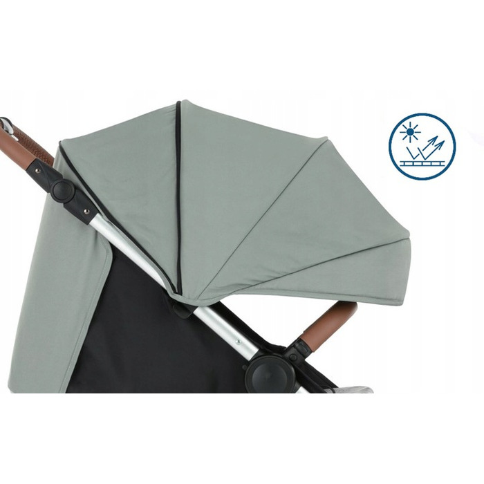 Дитячий прогулянковий візок Petite&Mars Royal 3 BLACK Mature Olive