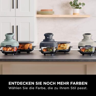 Ninja CRISPi Airfryer – фритюрниця-конвекційна піч, 3.8 л, 4-в-1, 1700 Вт, Stone Gold FN101EUSTGD