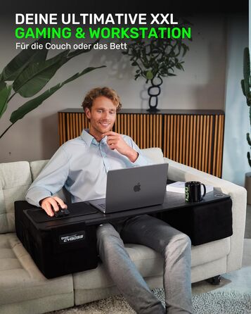 Підставка для ноутбука Couchmaster CYBOSS: ергономічна, широка, для дивану, софи та ліжка