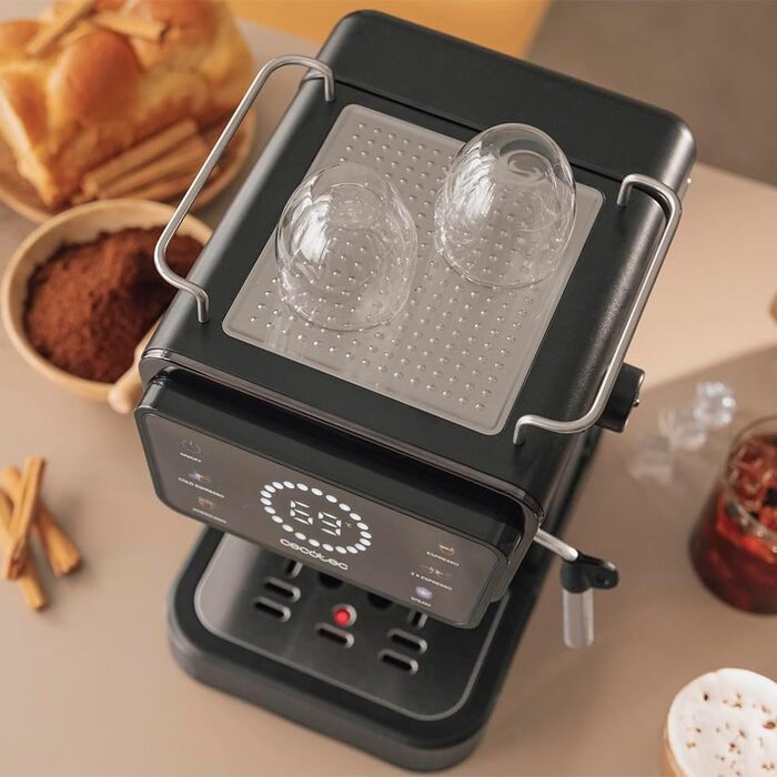 Еспресо-машина Cecotec Power Espresso 20: еспресо, капучино, холодний кави, 20 Bar, професійна якість. Touch ColdBrew