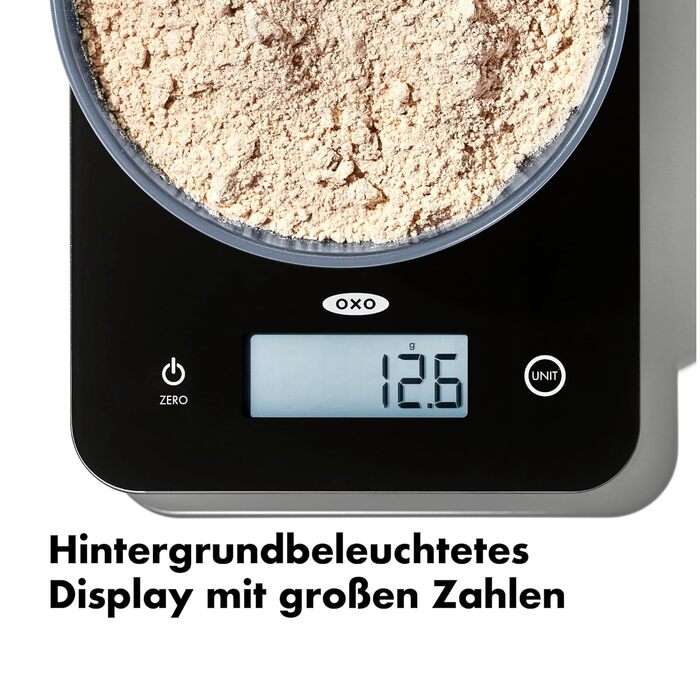 Вага кухонна OXO Good Grips Universal для продуктів, до 5 кг, прозора