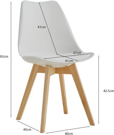 Стільці для їдальні GrandCA HOME, дерев'яні, з масиву бука, в стилі ретро, 6 шт.