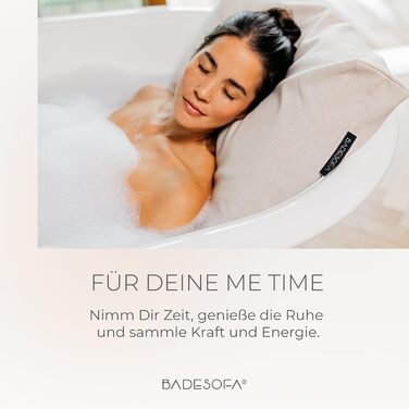 Подушка для ванни BADESOFA® | Преміум-якість | Швидковисихаюча | Зручна | Підходить для будь-якої ванни | Зелена | Маде ін EU | Можна прати