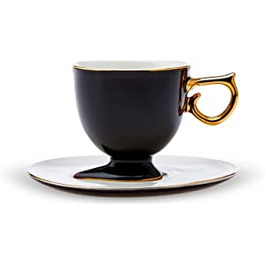 Кавова чашка Karaca Faladdin для 2 осіб по 100 мл, Кавові чашки, кавовий сервіз, унікальний дизайн, турбота про атмосферу, Ausbala