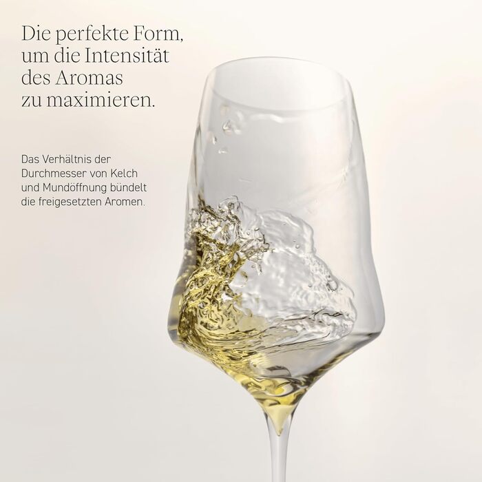 Бокали для білого вина Josephinenhütte® JOSEPHINE N°1, 2 шт. Ручна робота, бласт, для рожевого вина, інтенсивний аромат