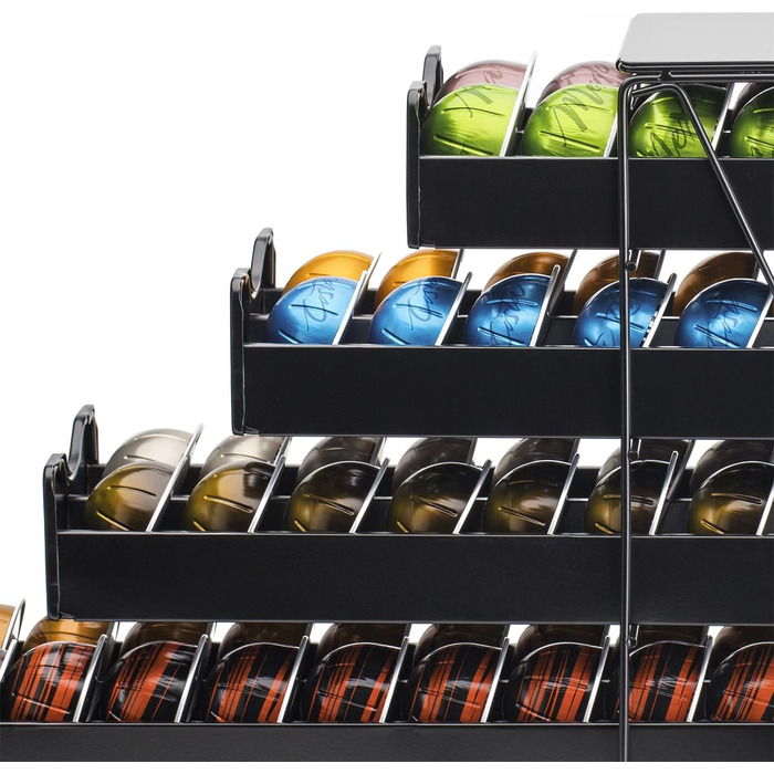 Організатор для капсул Nespresso Vertuo від Bagoo - 5-ярусна стійка для зберігання
