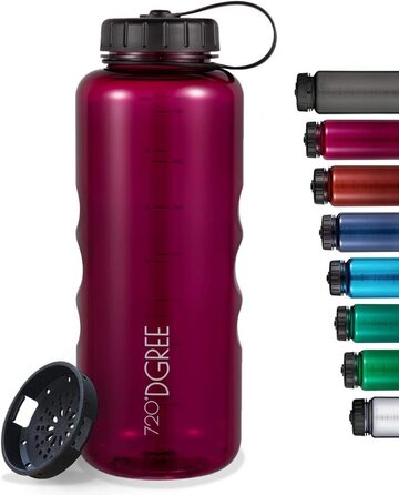 Пляшка для пиття 720°DGREE simplBottle 1,5 л сливово-червоно-фіолетова