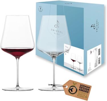 Набір келихів для червоного та білого вина Zwiesel Glas (2 шт.) - Tritan кришталь, стійкий до миття в посудомийній машині