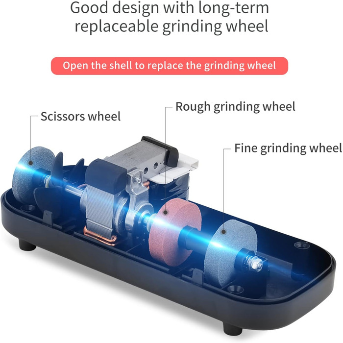 Електричний точило для ножів Pegelong S820 - точило для ножів та викруток, кут заточування 12.6 градусів