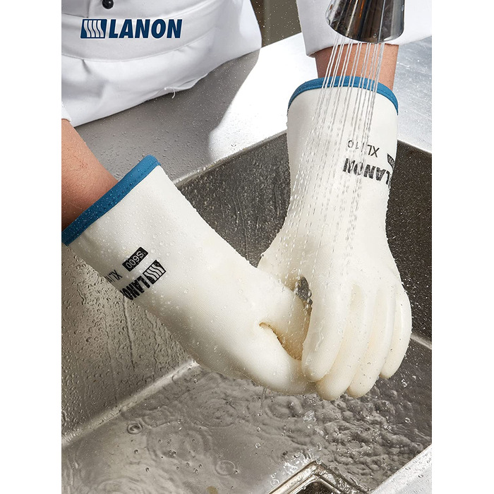 Жаростійкі рукавички LANON XL білі