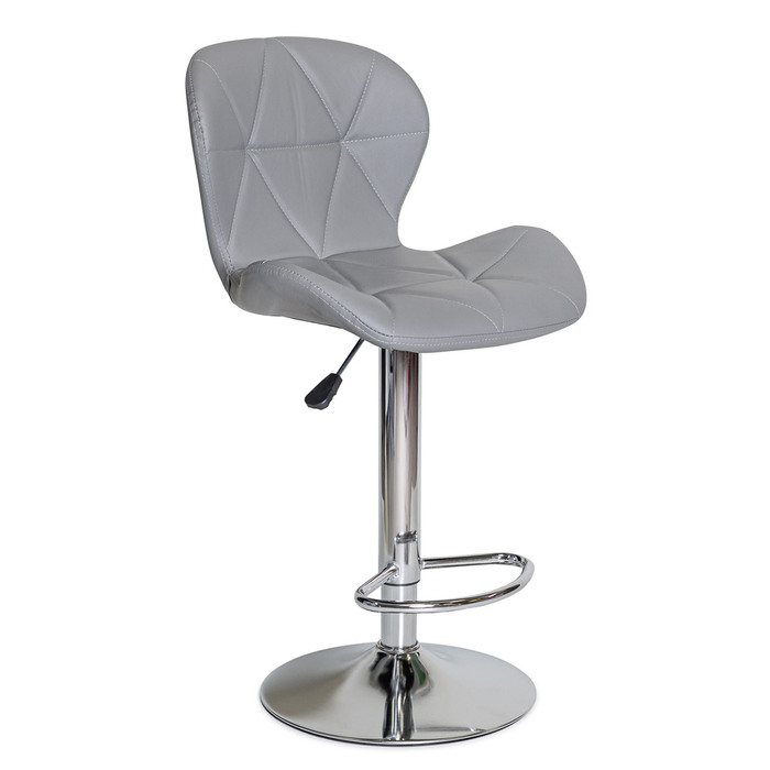 Крісло Hommex Martin Light Grey (арт. H-445 Light Grey/Сhrome base MR)