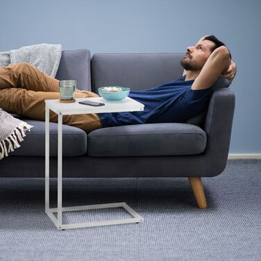 Розкладний столик Relaxdays у формі 'С'