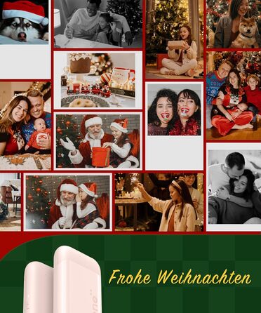 Портативний фотодрук Liene Pearl K100 з друком на Zink папері, Bluetooth 5.0, для iOS та Android, рожевий