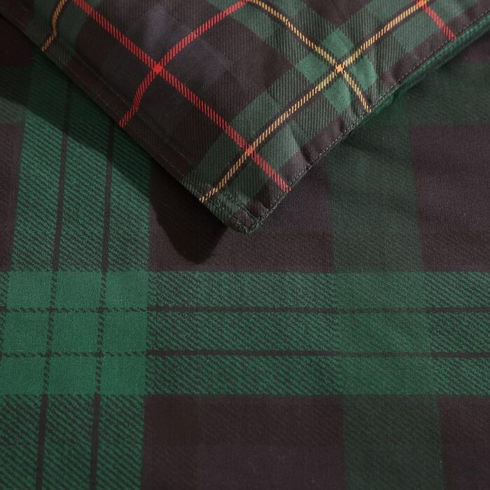 Комплект ковдр Eddie Bauer Woodland Tartan, Королева, Зелений