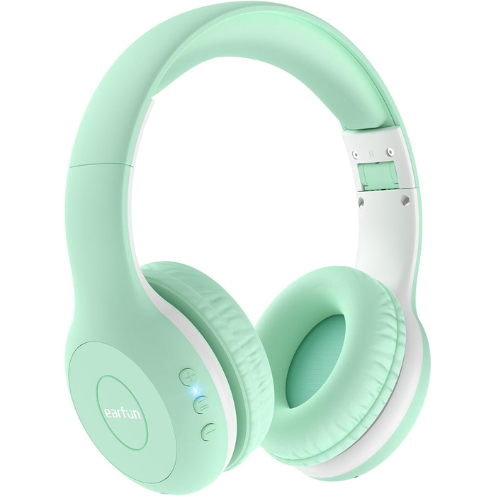 Навушники EarFun Kids Bluetooth, 85/94 дБ, звук HiFi, 40 годин автономної роботи, складні, зелені