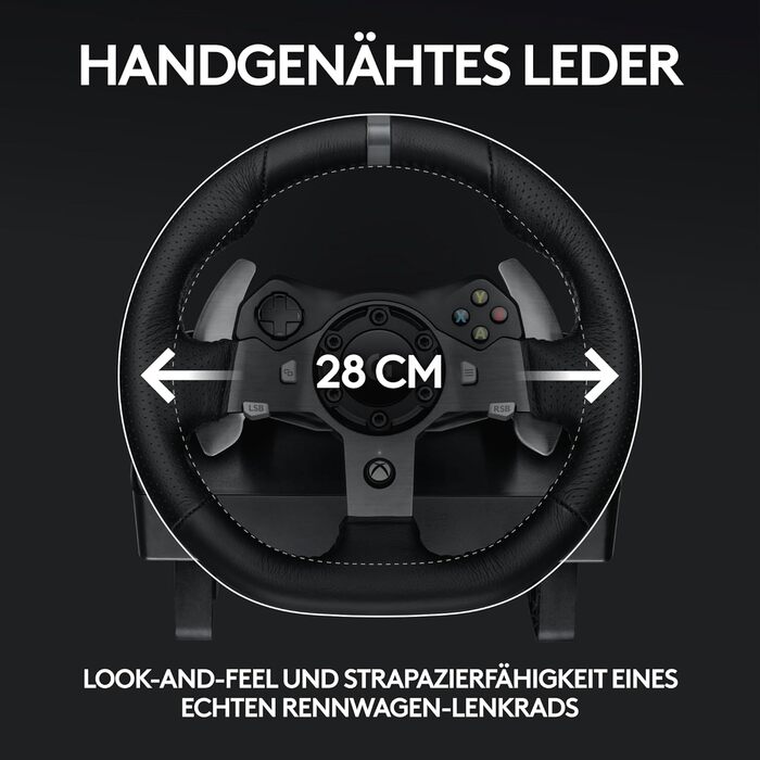 Logitech G29 Driving Force Racing Wheel - Ігровий кермо з Force Feedback для PS5, PS4, PC, Mac. Чорний