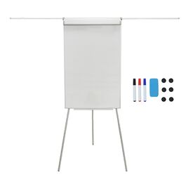 Дошка для письма Relaxdays Flipchart, 100x70 см, з двома кріпленнями