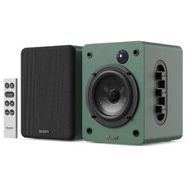 Активні колонки Majority D50X 60W 2.0 для ПК та HiFi: Bluetooth 5.3, HDMI ARC, AUX, вуглецевий диффузор, колір зелений