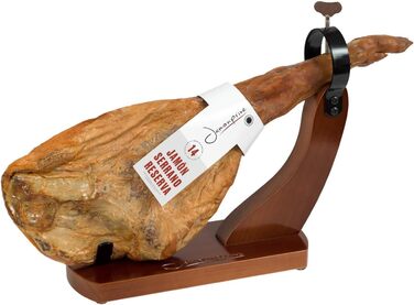 Підставка для хамону Jamonero Jamonprive з антиковзними ніжками, ніж та точилка