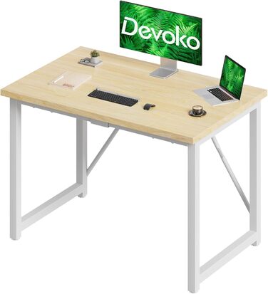 Комп'ютерний стіл Devoko, стіл для ноутбука, (акорн, 100 x 60 x 75 см)