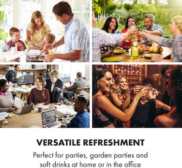 Машина для приготування льоду Klarstein Eiswürfelmaschine, 1.5L, 12 кг/день, срібна