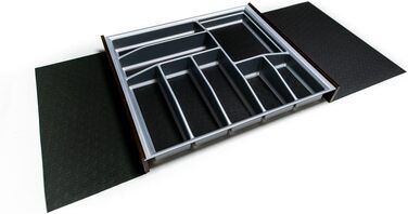 Шухляда для столових приборів Lana Solution 60 мм (срібляста, 519 мм x 473,5 мм)