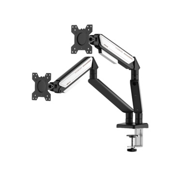 Настільне кріплення для монітора Anda Seat Stealth II Duo 17’’-32’’ Black & White
