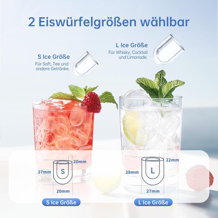 Машина для приготування льоду Ice Maker 1.3л, чорна, для кухні, офісу, барів, вечірок. Швидке приготування 9 кубиків за 6 хвилин, самоочищення, тиха робота.