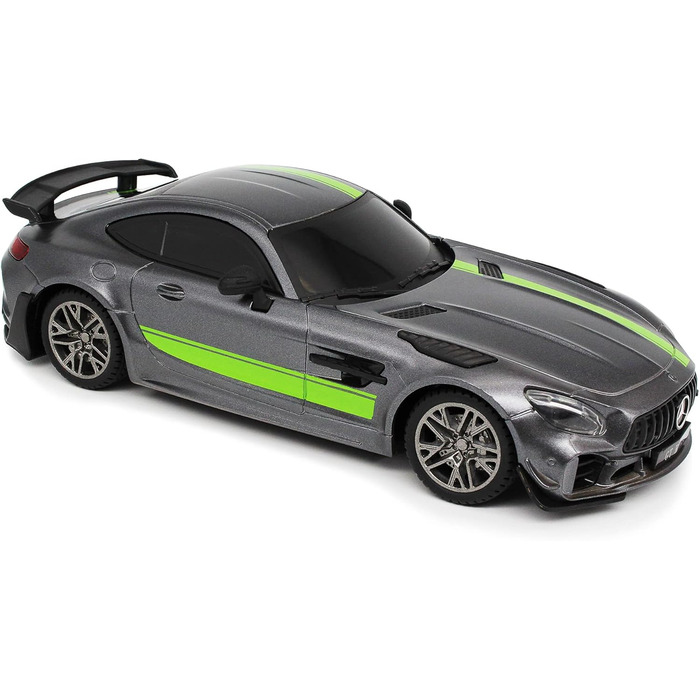 Модель автомобіля Mercedes-AMG GT Pro (1:24) CMJ – радіокерування, офіційна ліцензія, робочі фари, сірий колір