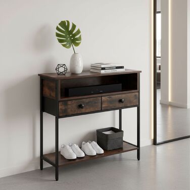 Столик-консоль Relaxdays з висувними ящиками