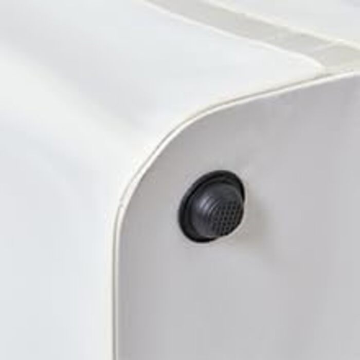 Кошик для білизни з кришкою, 100 л, з прозорим вікном, знімні мішки, для ванної, спальні, дому, іграшок, пральні (бежевий)