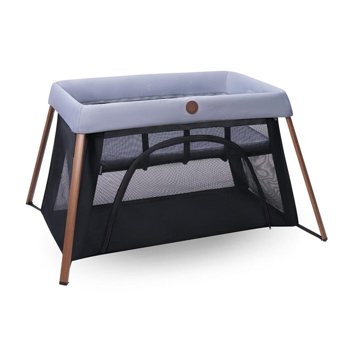 Дитяче ліжко-манеж Maxi-Cosi Iris2 2-в-1, 0-3 роки, до 15 кг, сірий, компактне, легке, з розширеною матрацом