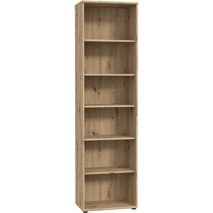 Книжкова шафа Newroom Shelf Artisan Oak Modern - 73.7x85.5x34.8 см (ШxВxГ) - Шафа з стоячою полицею - Lucius.Sixteen Кабінет Вітальня (09- Полиця V2)