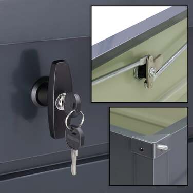 Металева опорна коробка Anthracite 385L