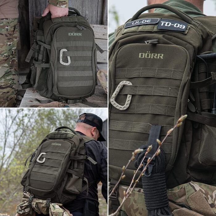 Рюкзак Protac Daypack - ідеально підходить для активного відпочинку піші прогулянки - риболовля - бушкрафтинг - стрільба спорт - полювання Жакардова олива